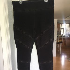 Mossimo Supply Co. Black Motto Leggings